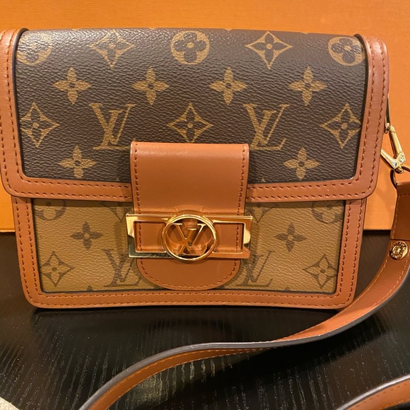 louis vuitton mini dauphine monogram reverse